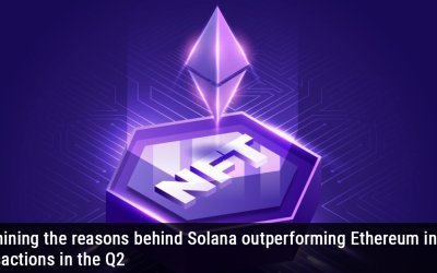 Examining the reasons behind Solana outperforming Ethereum in transactions in the Q2