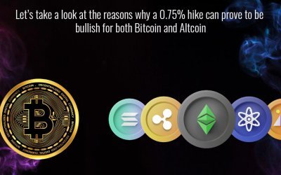 Let’s take a look at the reasons why a 0.75% hike can prove to be bullish for both Bitcoin and Altcoin
