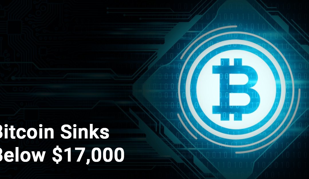 Bitcoin Sinks Below $17,000