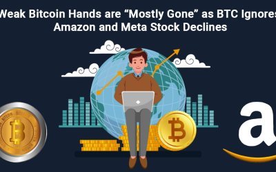 Weak Bitcoin Hands are “Mostly Gone” as BTC Ignores Amazon and Meta Stock Declines